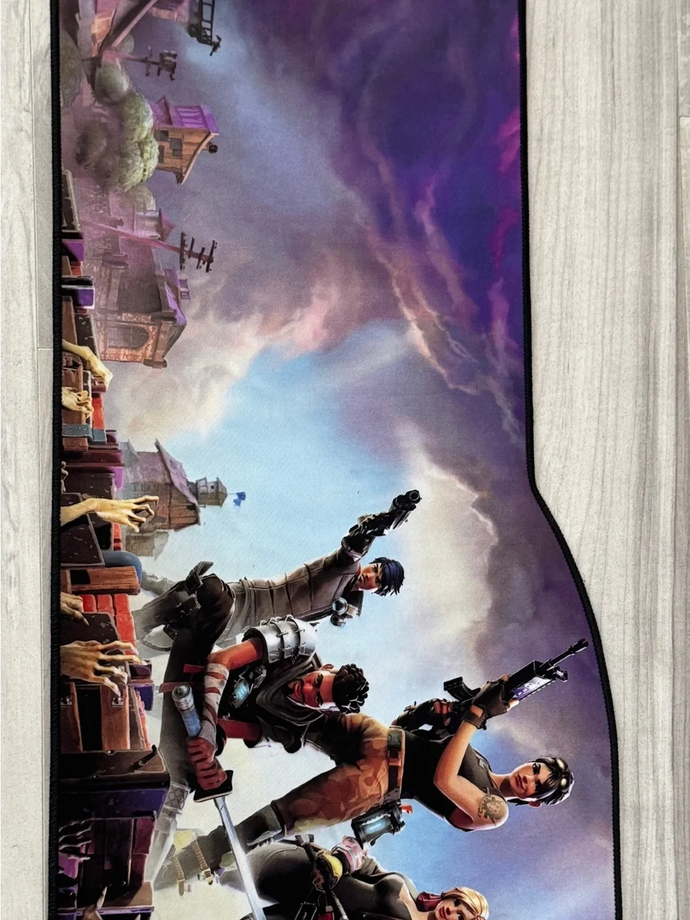 Fortnite inspired large mousepad